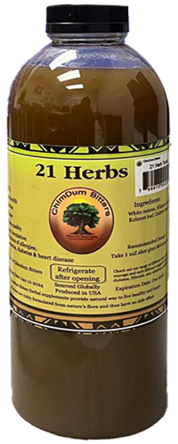 21 Herbs Tonic Bottle