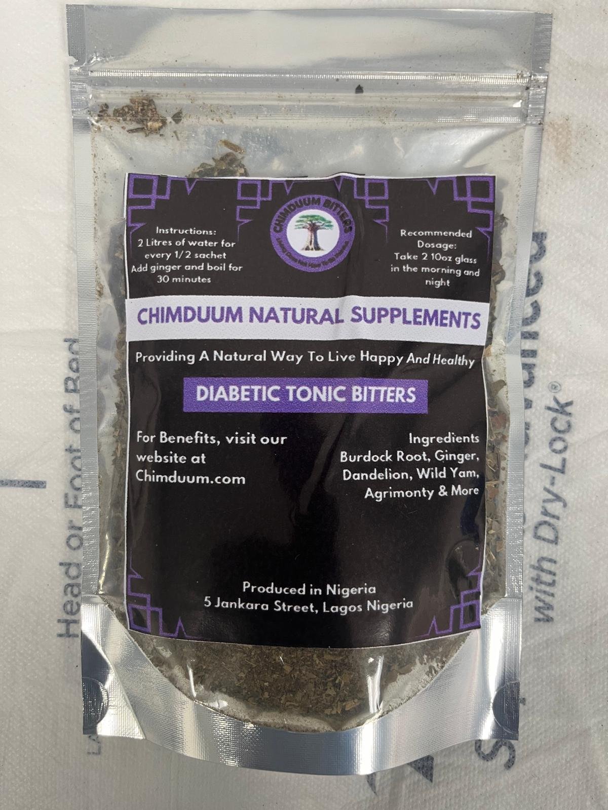 Diabetic Tonic Bitters by Chimduum